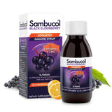 Sambucol Black Elderberry Syrup Original Formula | Immune Support for Adults & Kids 4+ | Gluten-Free, Vegan, Kosher | 4 Fl Oz