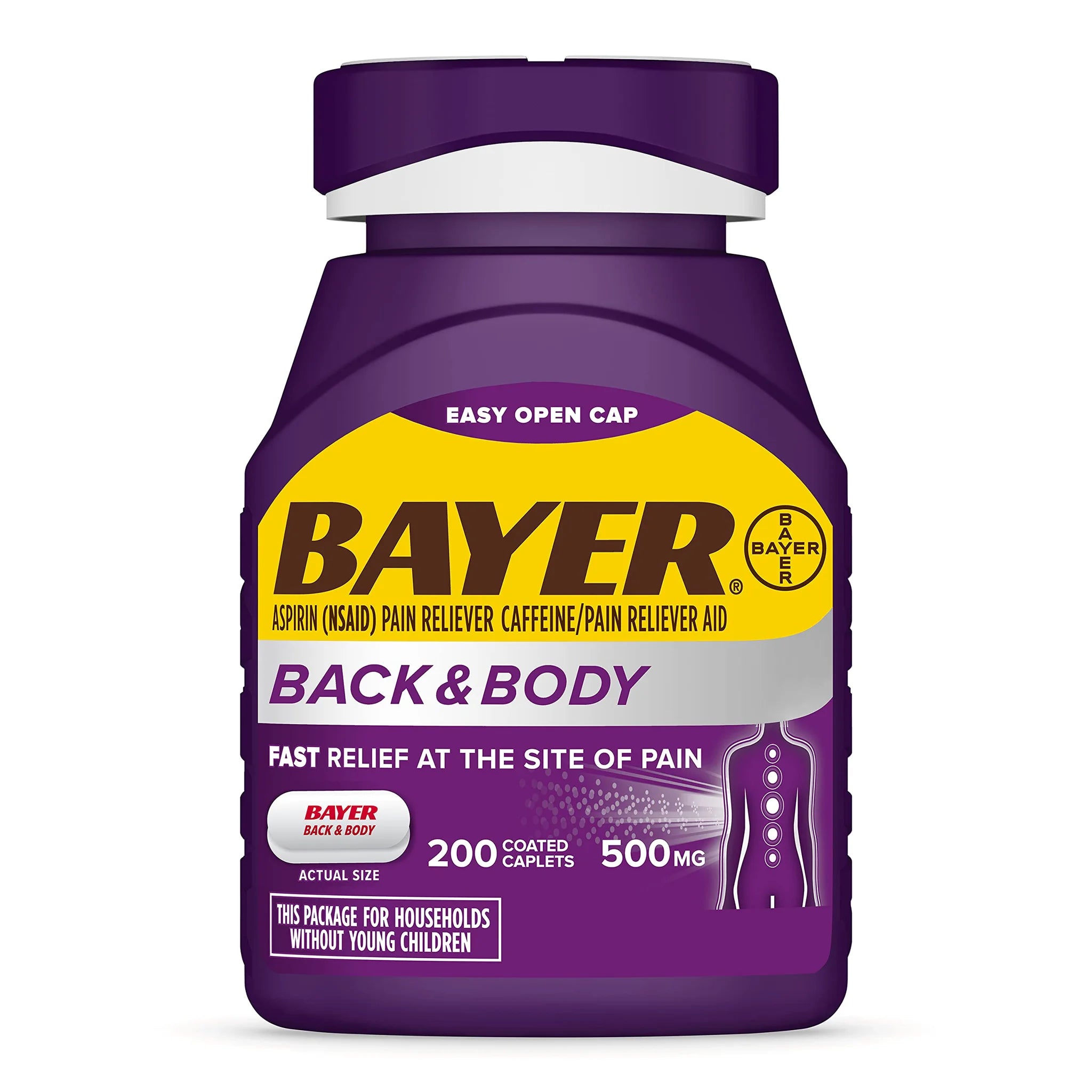 Bayer Back & Body Extra Strength Aspirin 500mg