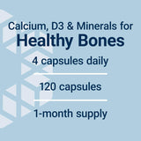 Life Extension Bone Restore – Helps Maintain Healthy Bone Density - Calcium, Vitamin D3, Magnesium, Zinc, Boron and Other Bone-Healthy Minerals - Non-GMO, Gluten-Free – 120 Capsules
