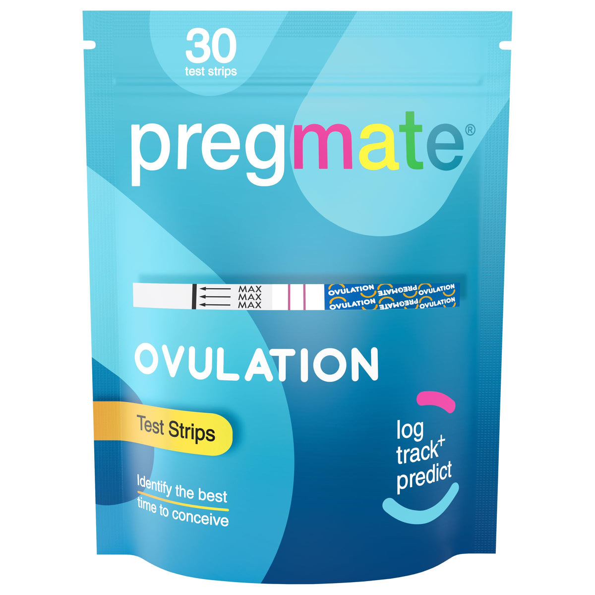 PREGMATE 30-Count Ovulation LH Test Strips Predictor Kit