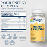 Solaray B-Complex 50 - 100 Vegetarian Capsules