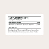 Thorne Chromium Picolinate - 500mcg Chromium - 60 Capsules