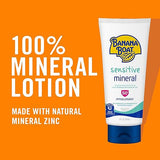 Banana Boat Sensitive Mineral Sunscreen Lotion SPF 50 (6oz)