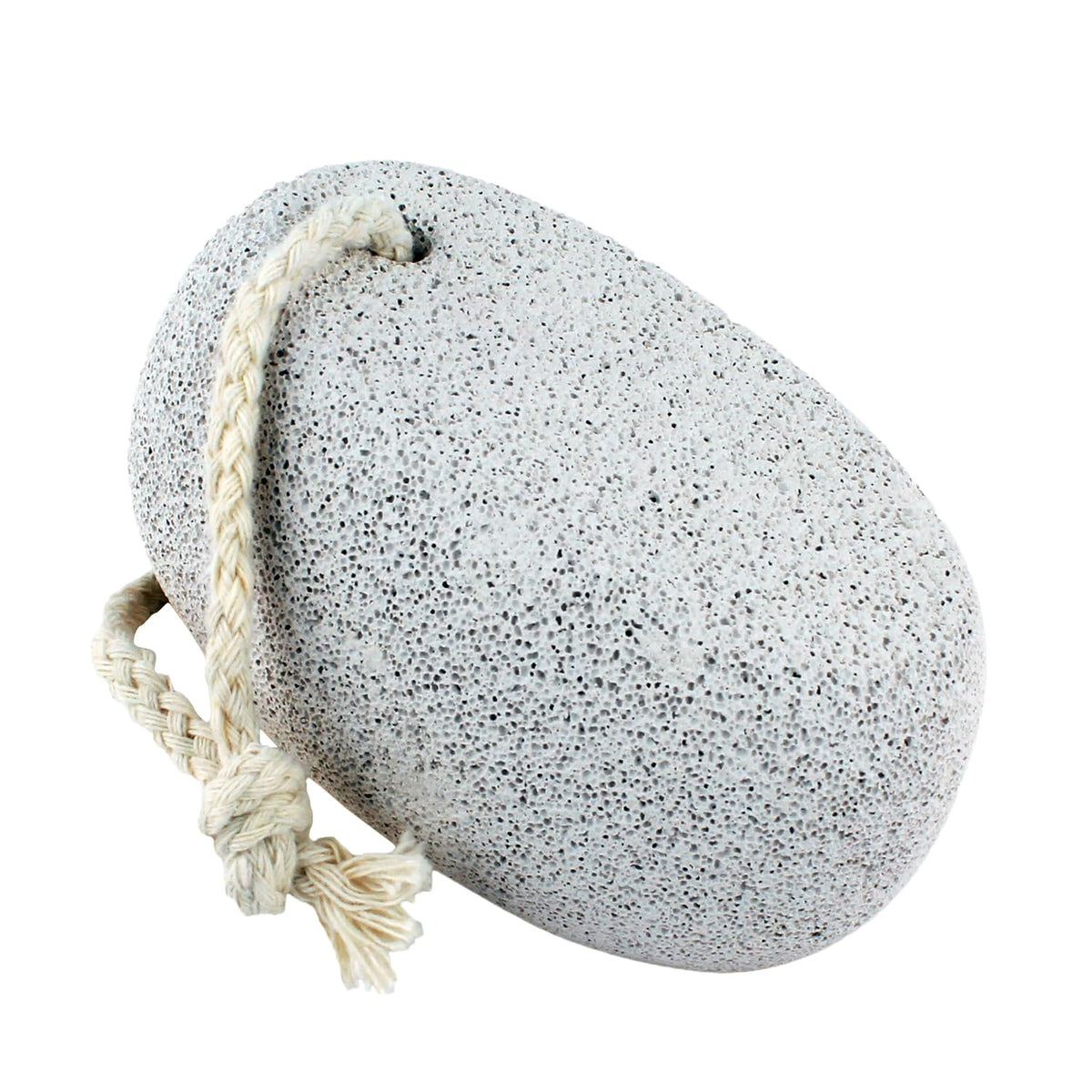 Vega Oval Shaped White Pumice Stone - Natural Exfoliator for Smooth Skin