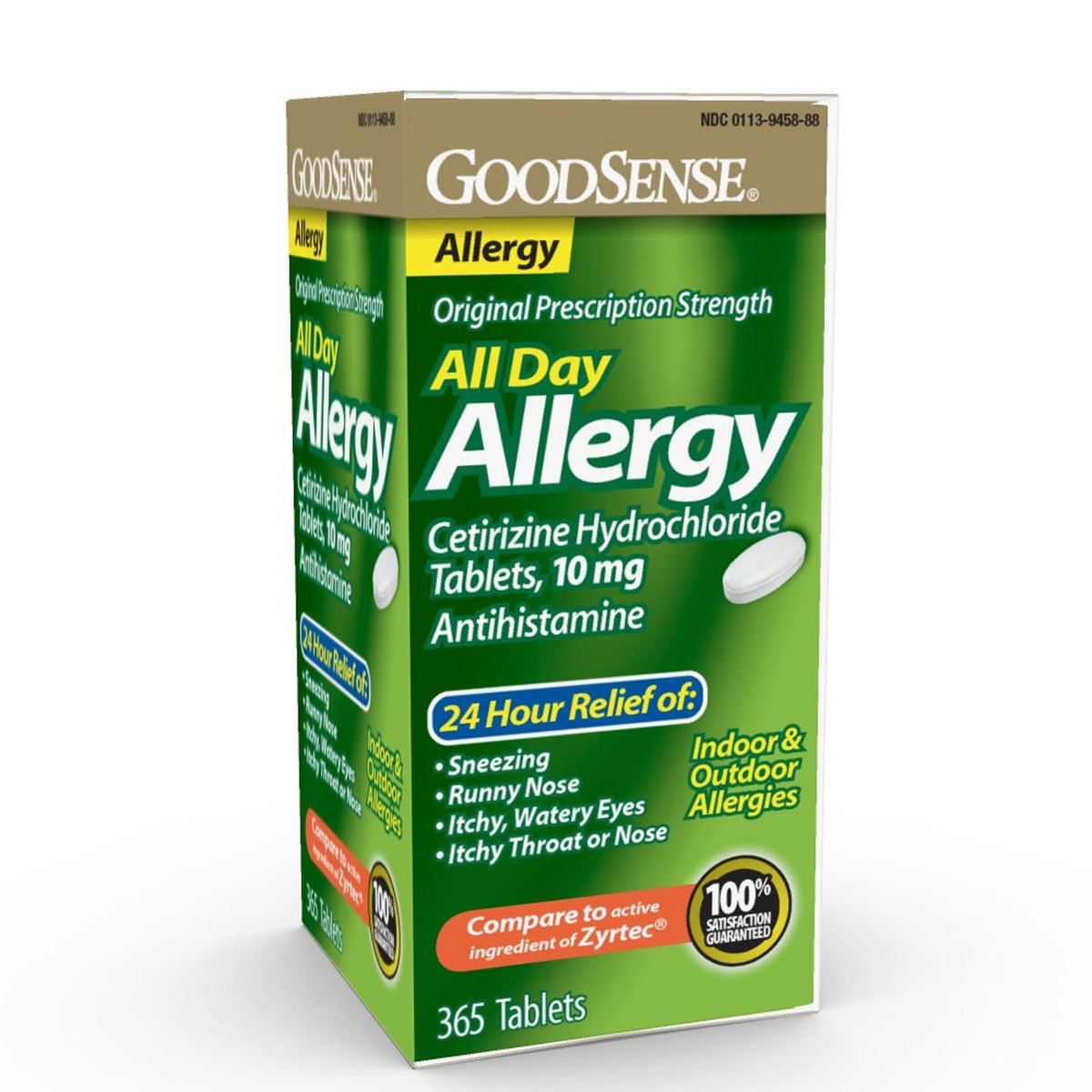 Good Sense All Day Allergy Relief - Cetirizine HCl 10mg Tablets