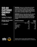 SiS GO Isotonic Energy Gels Variety Pack - 7 x 60ml