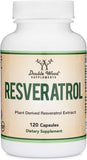 Natural Resveratrol 500mg - 120 Capsules from Polygonum Root for Anti-Aging