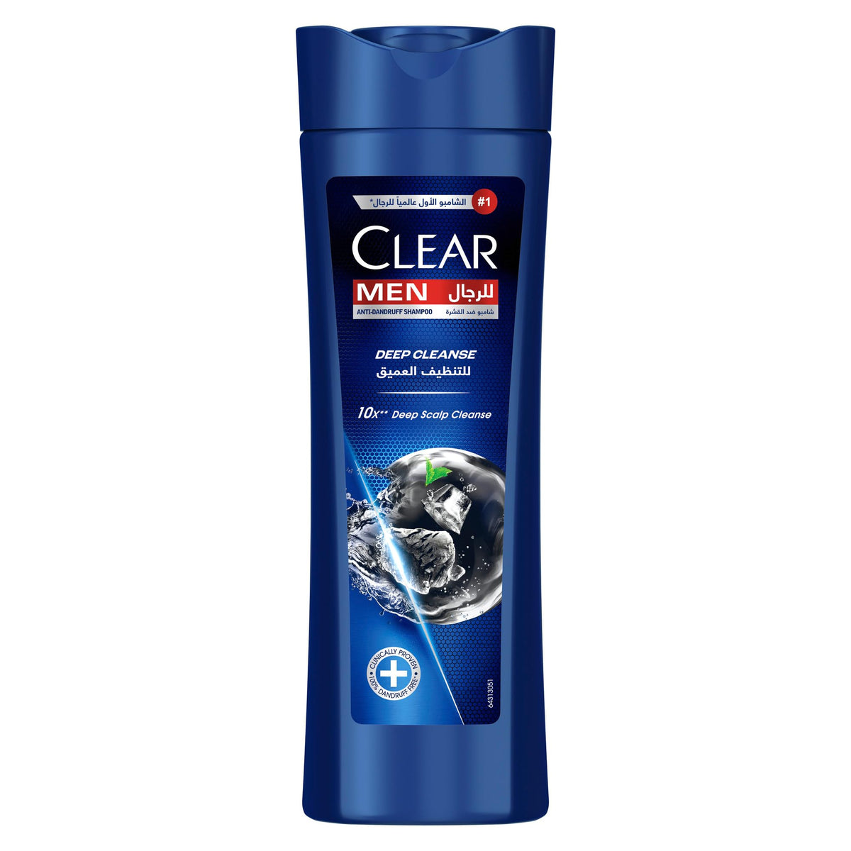 Clear Deep Cleanse Shampoo For Men - Removes Excess Oil & Dirt - 400ml