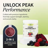 Snap Supplements Pre Workout Beet Root Powder, Nitric Oxide Supplement Preworkout for Men and Women with Organic Beets and B Vitamins, Energy and...