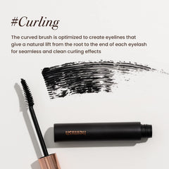 HEIMISH Dailism Smudge Stop Mascara - 0.32 oz/9 g (Curling) | Non-Smudge Curly Mascara | Washable Non-Clumping Waterproof Mascara for Eye Makeup | Kbeauty