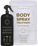 Large Bacne Treatment Body Spray, 8 fl oz, Salicylic & Tea Tree Oil for Hormonalبقى, Cystic Back, Chest Acne Spray, Teens Adults 2000 sprays