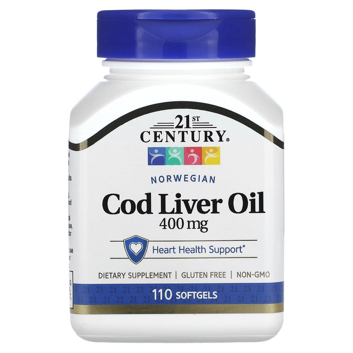 21st Century Norwegian Cod Liver Oil - 110 Softgels