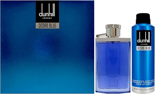 Alfred Dunhill Dunhill Desire Blue Men's Gift Set - EDT 100ml + Body Spray