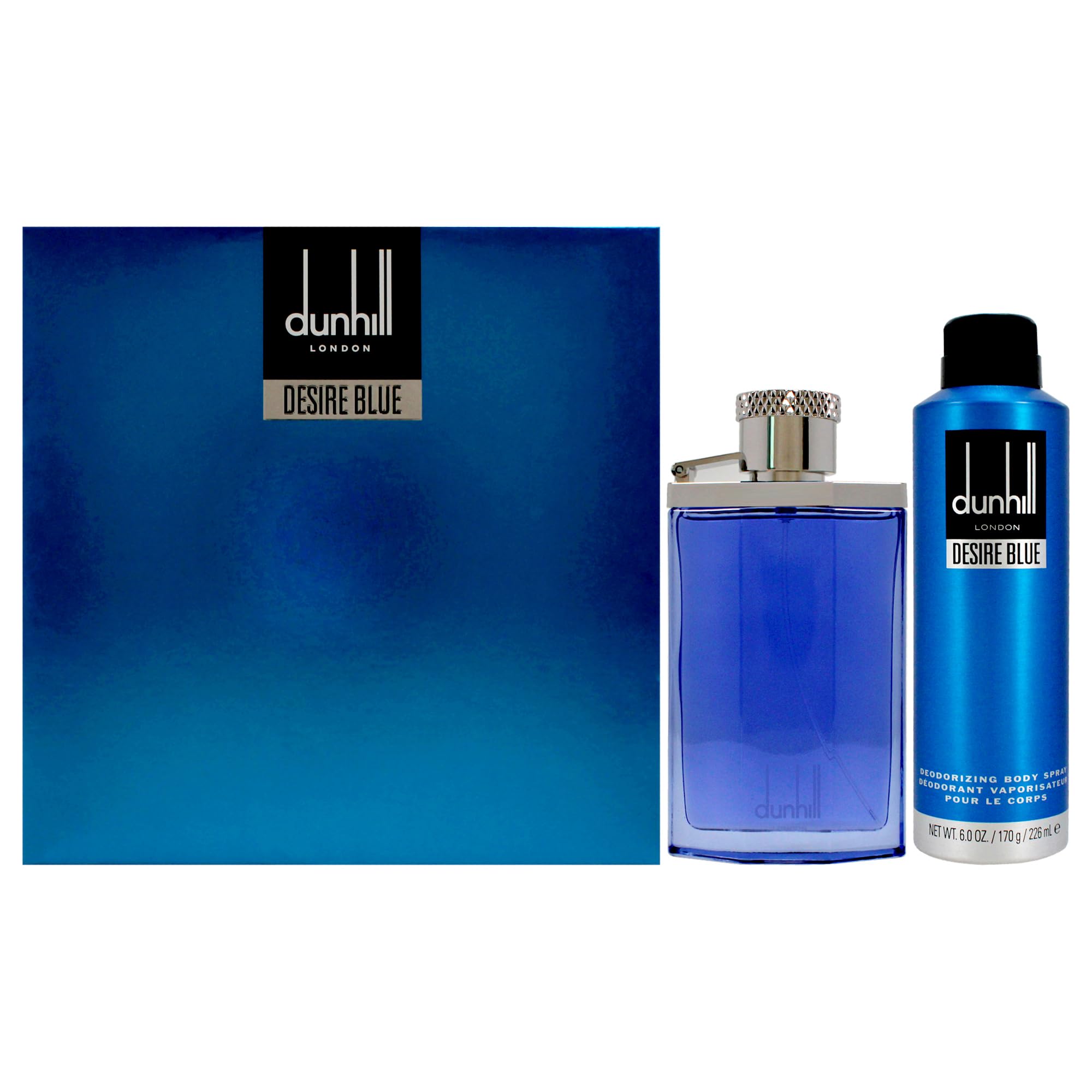 Alfred Dunhill Dunhill Desire Blue Men's Gift Set - EDT 100ml + Body Spray