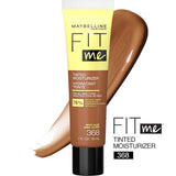 مكياج مايو بيلين Fit Me Tinted Moisturizer، تغطية طبيعية، لون 368، خفيف ومرطب.