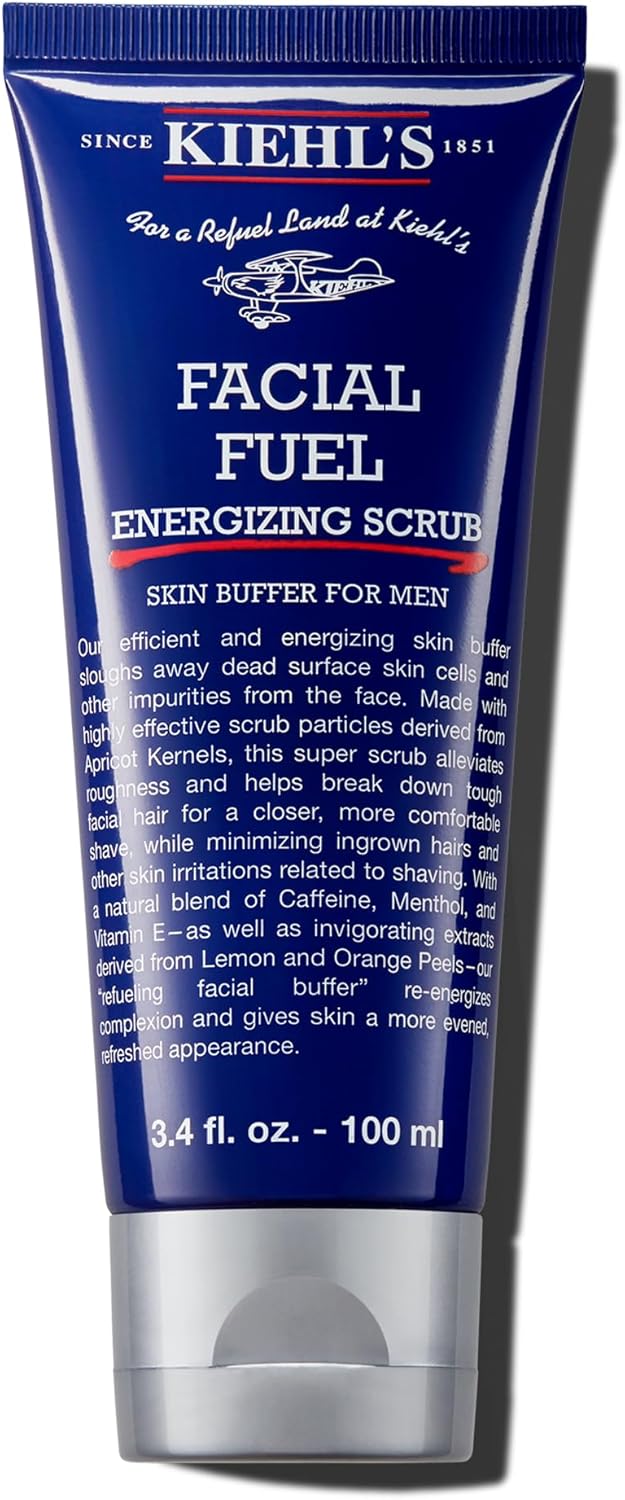 Kiehl's Facial Fuel مقشر الوجه المنقي بعمق للرجال