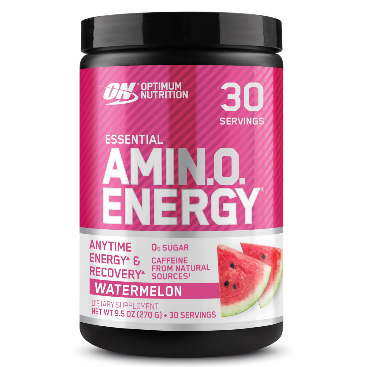Optimum Nutrition Amino Energy Pre Workout Powder - Green Tea BCAA Amino Acids with Green Coffee Extract, Keto Friendly, Zero Sugar, Watermelon Flavor