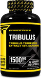 Primaforce Tribulus Terrestris 1500mg Extract - 180 Capsules, 90 Servings Herbal Supplement for Vitality
