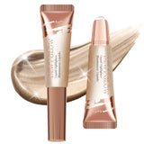 Liquid Highlighter - Roll-On Dewy Glow Glotion for Face & Body, Long-Lasting Shimmer Skin Illuminator
