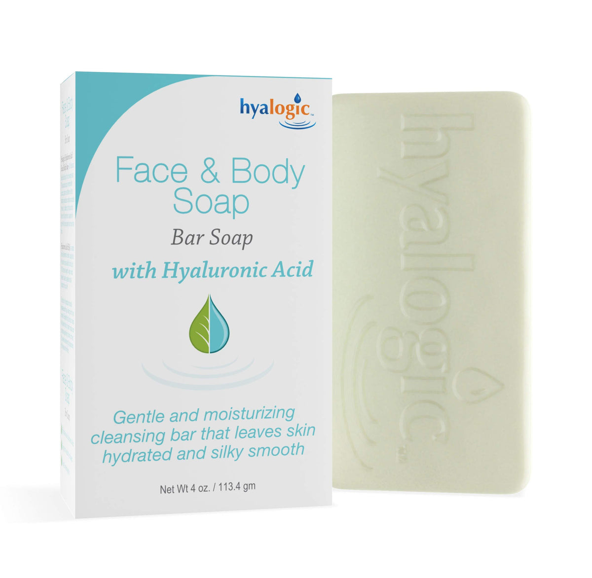 Hyalogic Hyaluronic Acid Face & Body Bar Soap - 4 Oz
