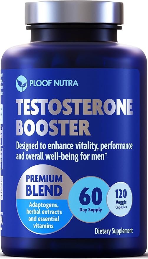 مكمل testosterone booster مع الأشواغاندا والتونكات علي لتعزيز القوة والطاقة.