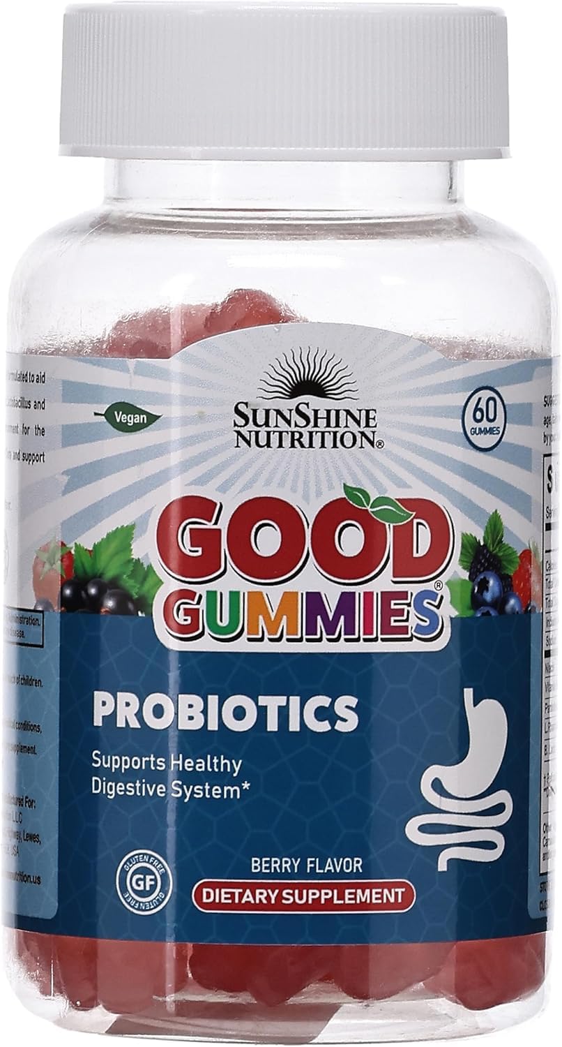 Sunshine Nutrition Good Gummies Probiotics - 60 Count