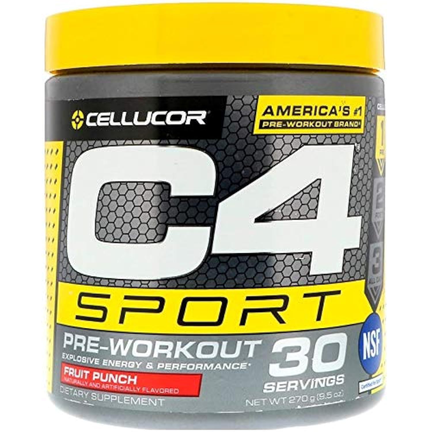 Cellucor C4 SPORT Pre-Workout 2-Flavor Variety Pack - Watermelon & Blue Raspberry