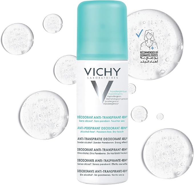 Vichy 48H No Marks Anti-Perspirant Spray - Odor & Stain Protection