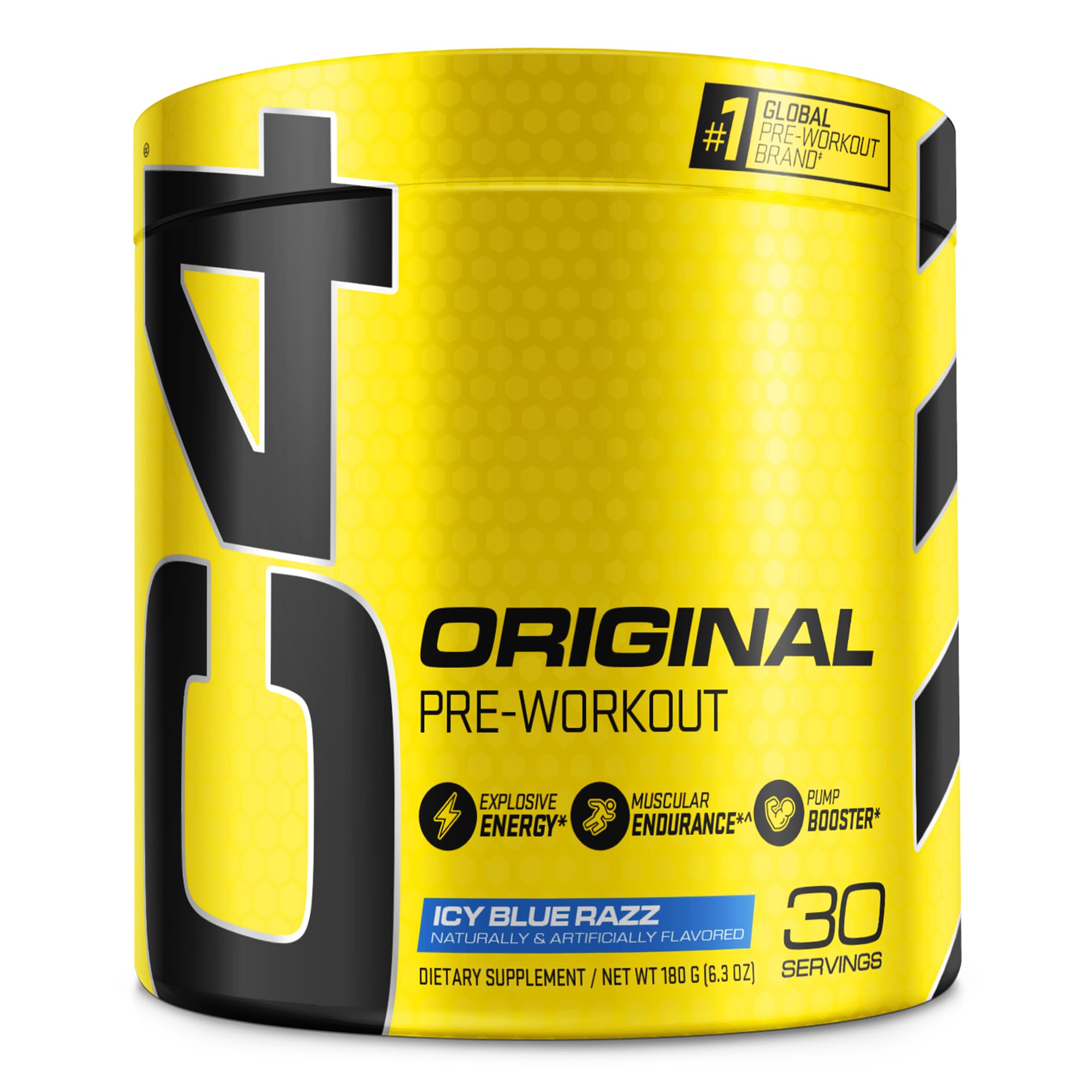 Cellucor C4 Original Explosive Pre-Workout - Icy Blue Razz (180g)