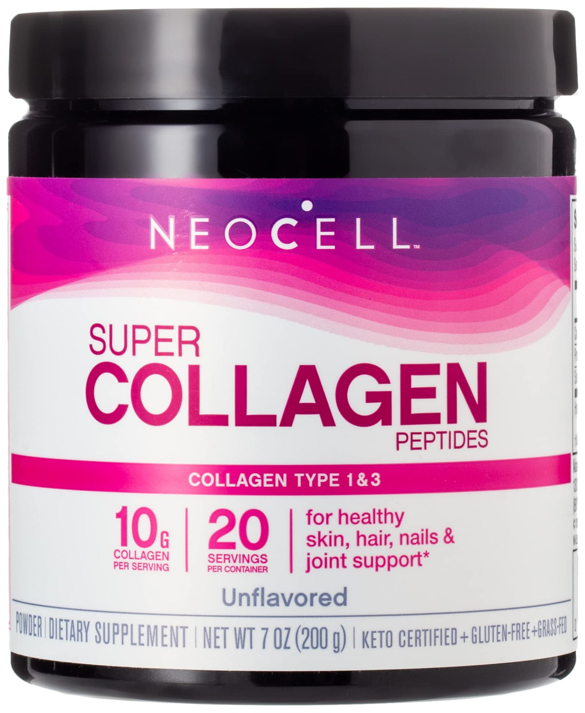 Neocell Super Collagen Powder - Hydrolyzed Types 1 & 3, Unflavored, 7 oz