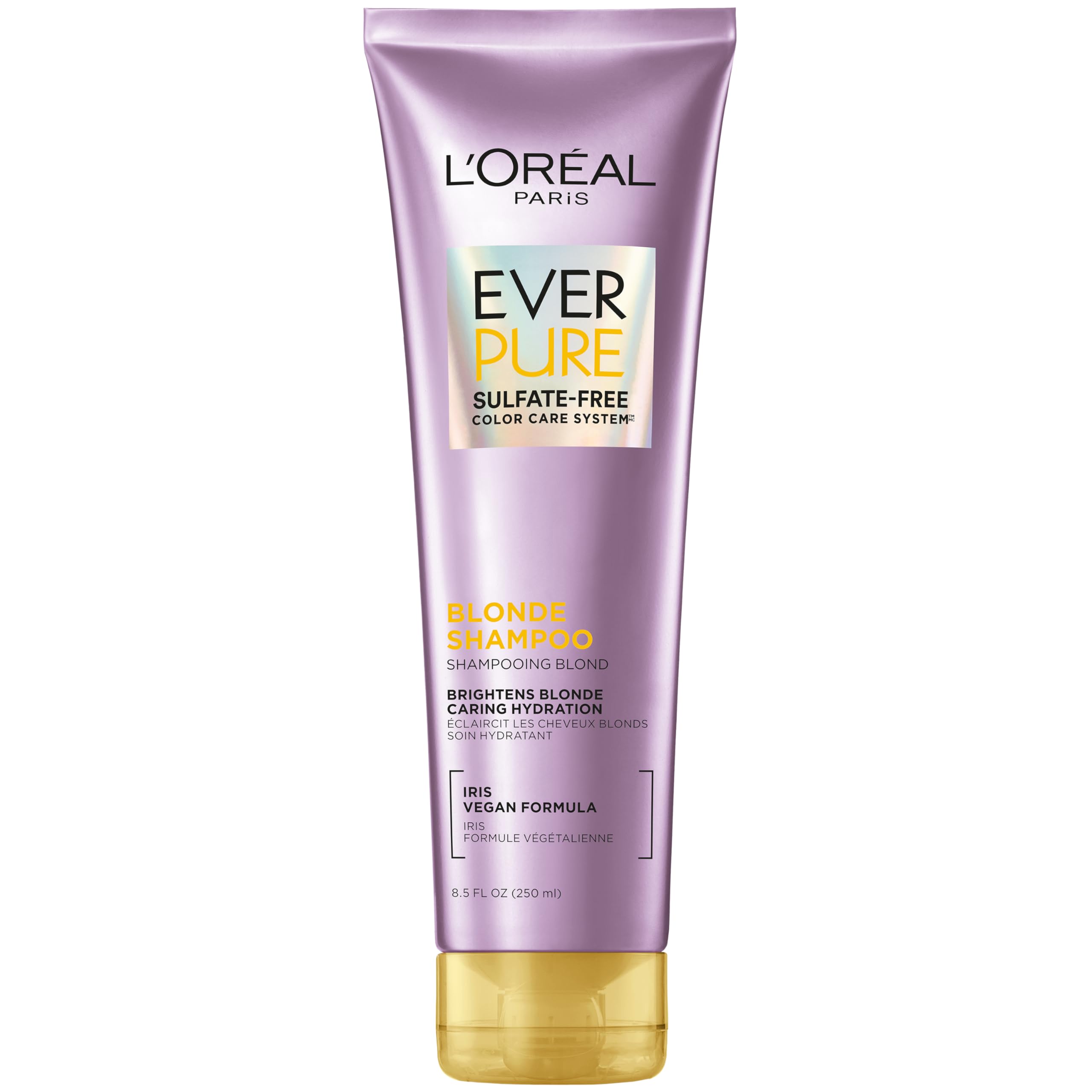 L'Oreal Paris EverPure Blonde Shampoo - Sulfate-Free for Bright, Vibrant Blonde Hair