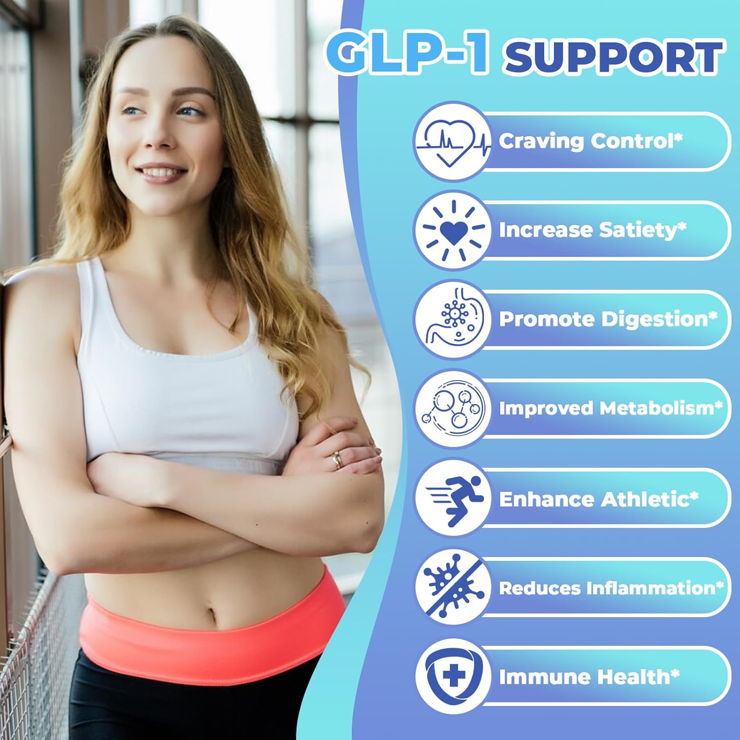 مكمل غذائي طبيعي يدعم هرمون GLP-1، يعزز الطاقة ويحسن عملية الأيض ويساعد على إدارة الوزن