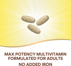 Nature's Way Alive! Max3 Potency Adult Complete Multivitamin, High Potency B-Vitamins to Support Energy Metabolism*, with Methylated B12 and Folate, without added iron, 90 tablets (قد تختلف العبوة)