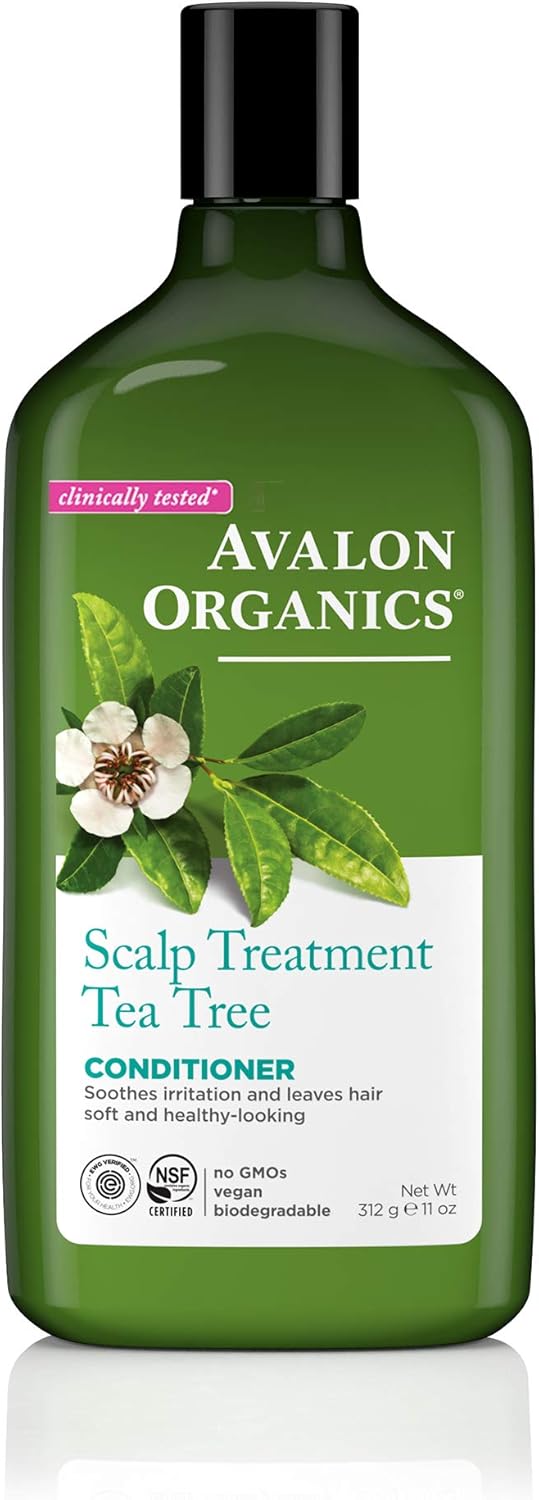 Avalon Organics Tea Tree Conditioner for Scalp Treatment, 11oz