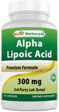 Best Naturals Alpha Lipoic Acid 300mg - 120 Capsules