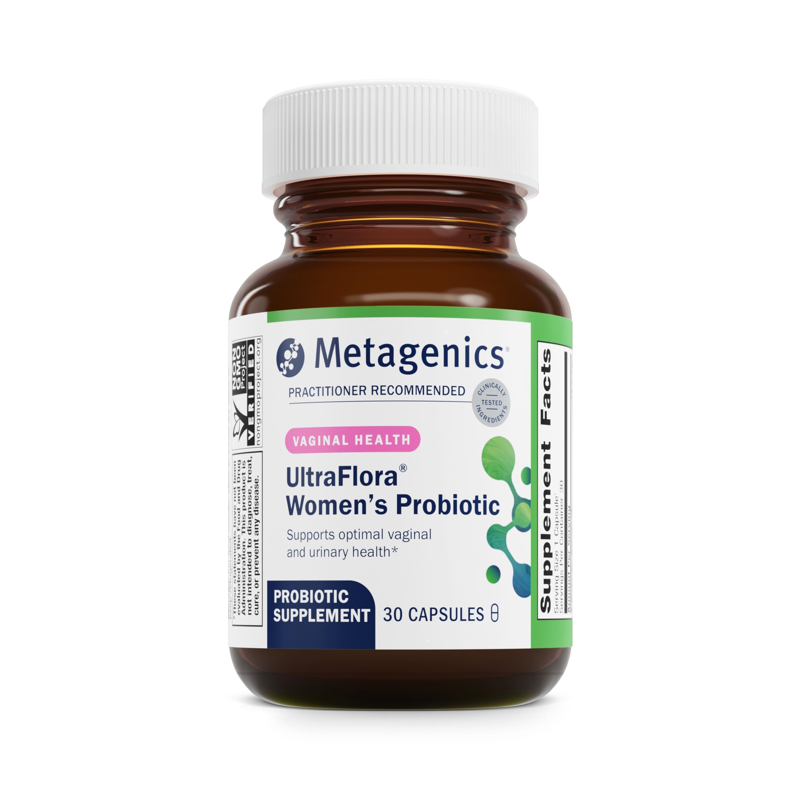 Metagenics UltraFlora® Women’s Daily Probiotic for Feminine Health - 30 Capsules