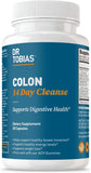 Dr. Tobias 14-day colon cleanse with cascara sagrada, psyllium husk, and probiotics
