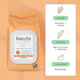 The Honey Pot Company - Feminine Wipes - Daily PH Balancing, Fragrance & Sulfate Free Wipes for Intimate Parts, Body, or Face - Feminine Products - Normal 30 ct.