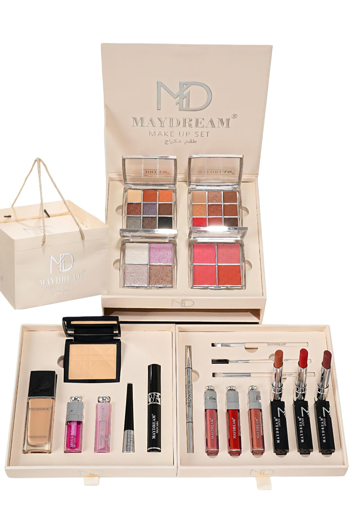 My Dream Luxury Makeup Set - Complete Cosmetic Kit with Eyeshadow, Lipstick & Corrector