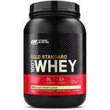 Optimum Nutrition Gold Standard 100% Whey Protein - 24g Protein, Vanilla Ice Cream, 2 lb