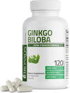 Bronson Ginkgo Biloba Extra Strength Brain Function & Memory Support Vegetarian Capsules (120 Count)