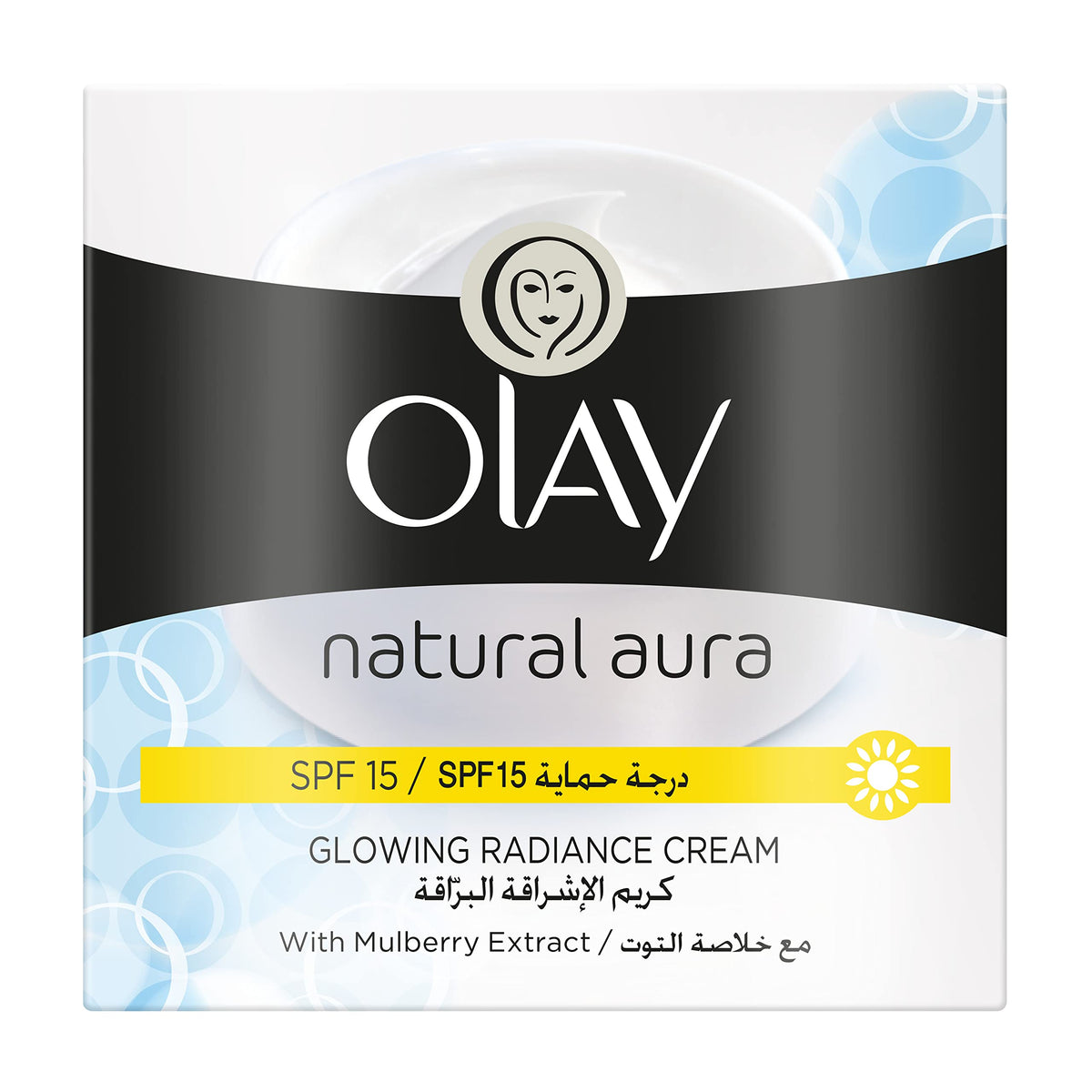 Olay Natural White Day Cream SPF 24 - Brightening & UV Protection, 100g