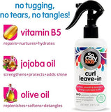 Socozy Curl Spray Leavein Conditioner For Kids Hair Detangles And Restores Curls No Parabens Sulfates Synthetic Colors Or Dyes Jojoba Oil Olive Oil Vitamin B5 Sweet Pea 8 Fl Oz