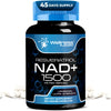 مكمل ليبوسومال NAD+ ١٥٠٠ ملغ مع ريسفيراترول - صحة الخلايا ومكافحة الشيخوخة (صنع في الولايات المتحدة)