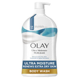 Olay Body Wash for Women - Ultra Moisture for Extra Dry Skin - 24hr Hydration - 33 fl oz