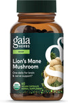 Gaia Herbs Lion's Mane Mushroom Supplement: Brain, Focus & Memory - 40 Caps