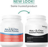 Fairhaven Health myo-inositol and D-chiro-inositol powder for hormonal balance
