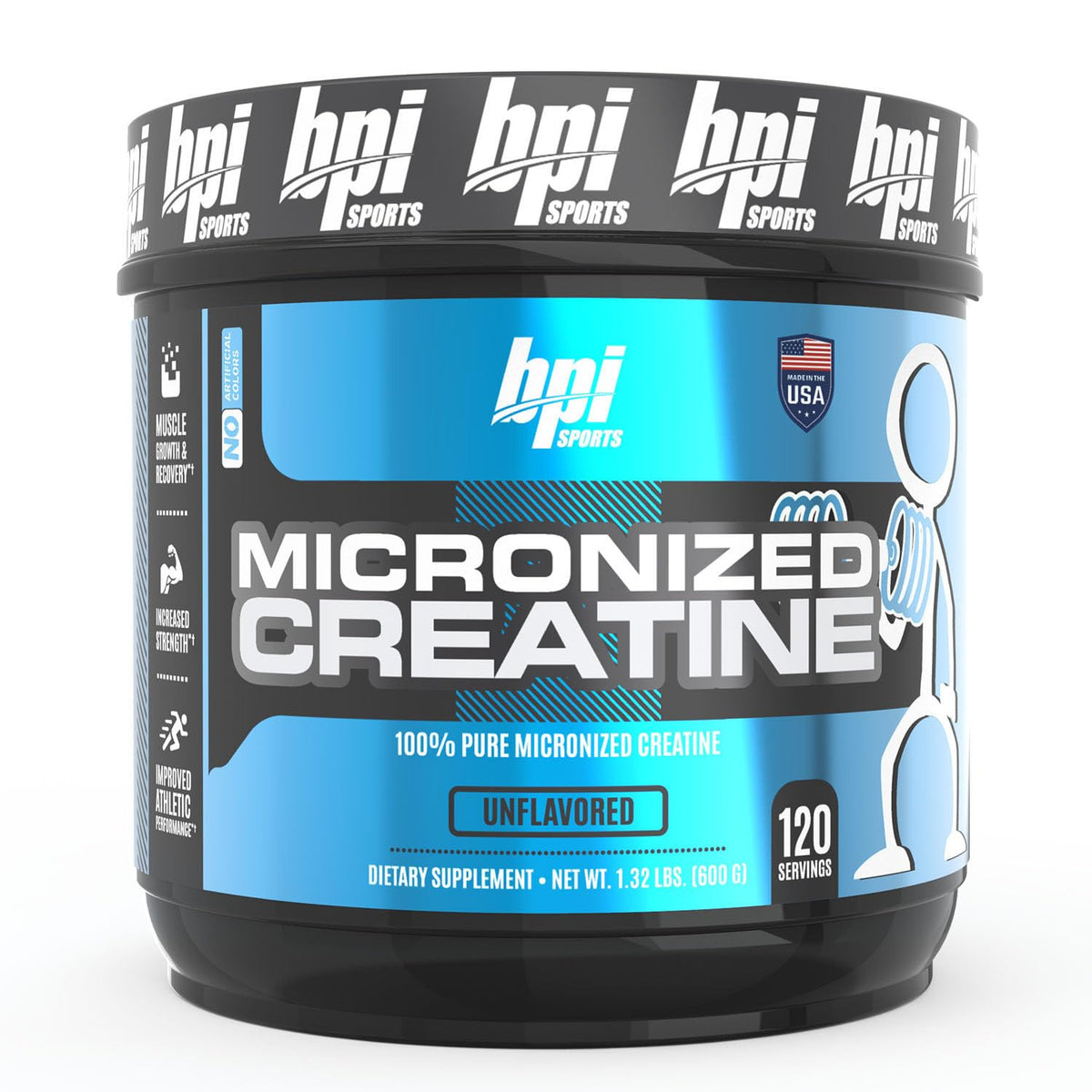 BPI Sports Micronized Creatine Unflavored - 600 Grams