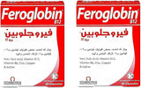Feroglobin 30 Capsules 2 Pack – Iron & Vitamin B12 Supplement for Energy & Vitality