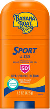 Banana Boat Sport Ultra Sunscreen Stick SPF 50, 1.5oz, Water Resistant